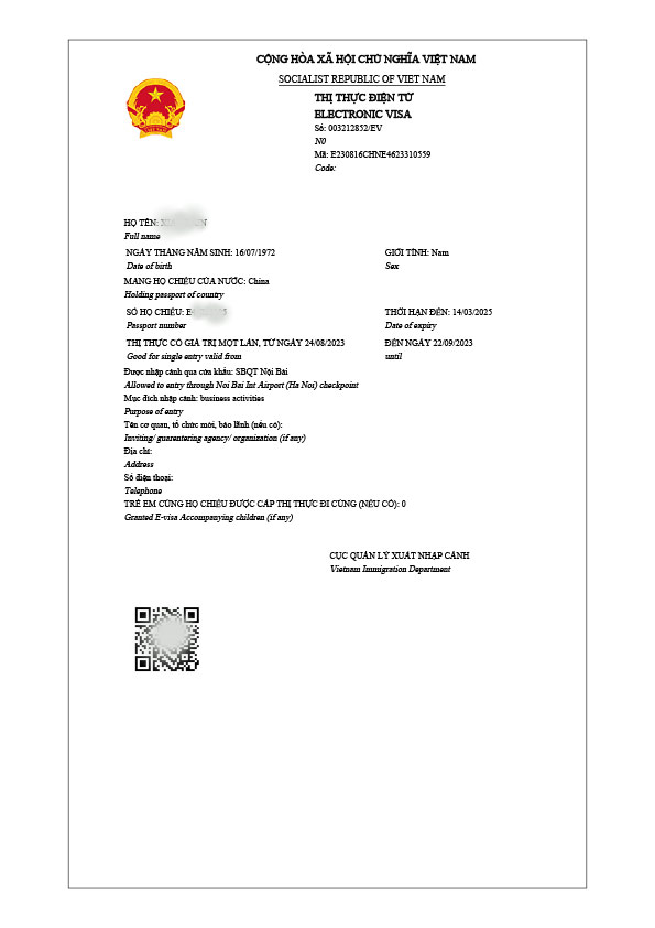 Checklist chuẩn bị hồ sơ xin visa Việt Nam 2025